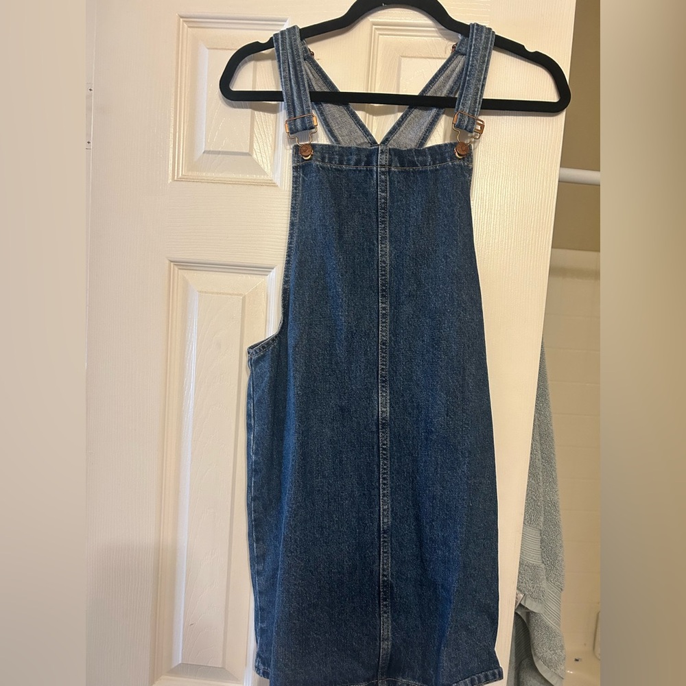madewell overall dress
